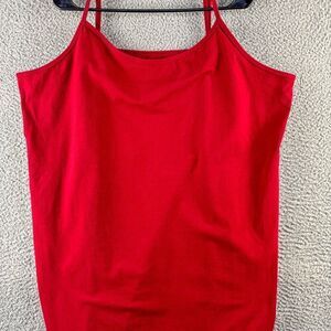 Torrid‎ Tank Top Womens Plus Size 5 28 Red Outdoor Run Gym Yoga Office Casual